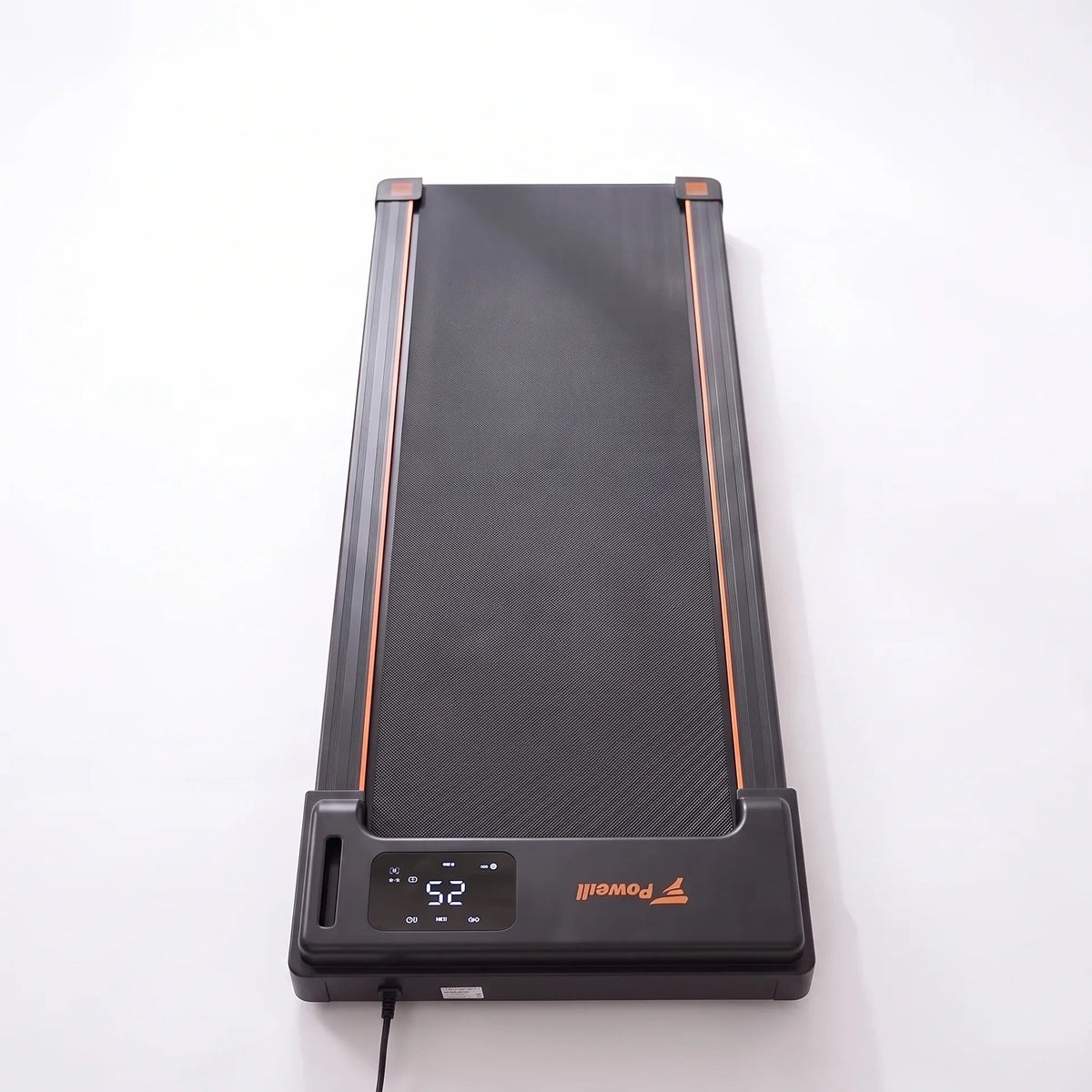 Tapis de marche pliable sous bureau — inclinaison 9%, 1-8 km/h, 120 kg max