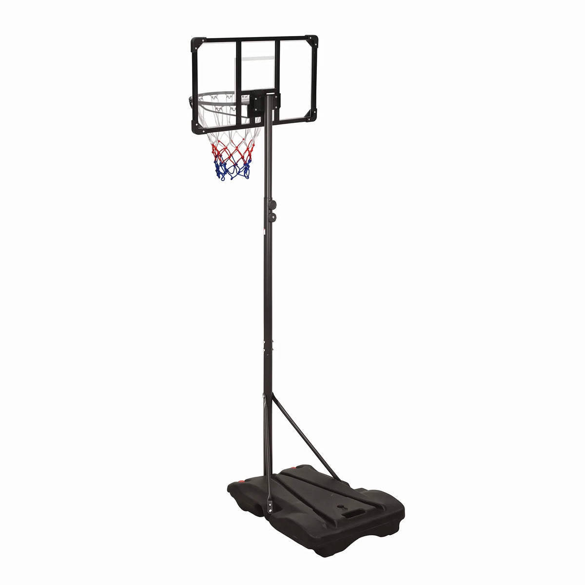 Panier de basket enfant sur pied réglable 216-250 cm — mobile sur roulettes, panneau polycarbonate