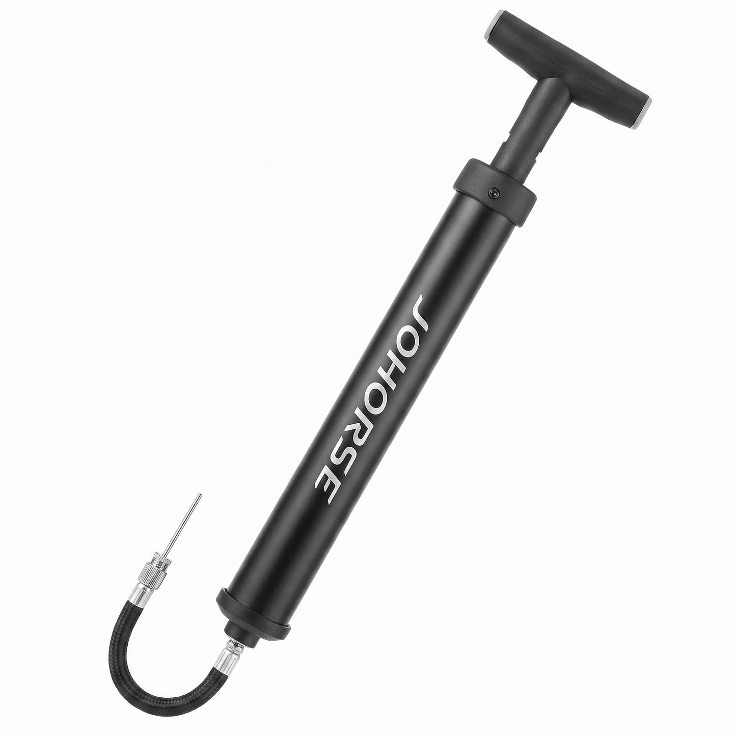 Pompe à main portable - ballons de sport et pneus de vélo, embouts inclus