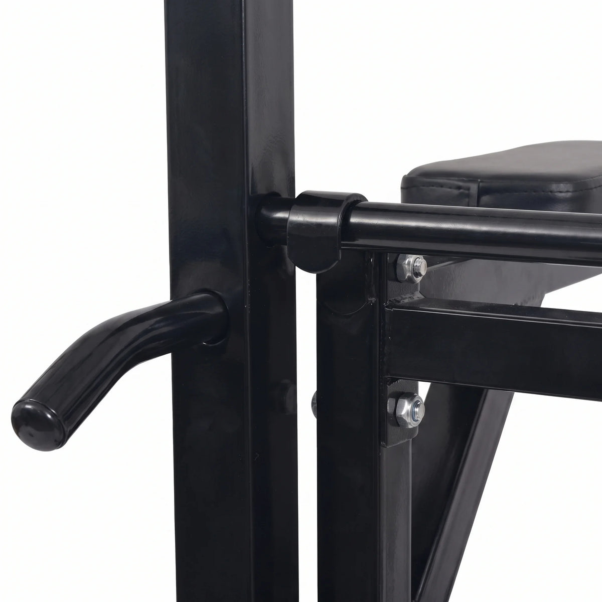 Station de traction et dips murale 3 en 1 — barre, dips, banc abdos, charge 110 kg