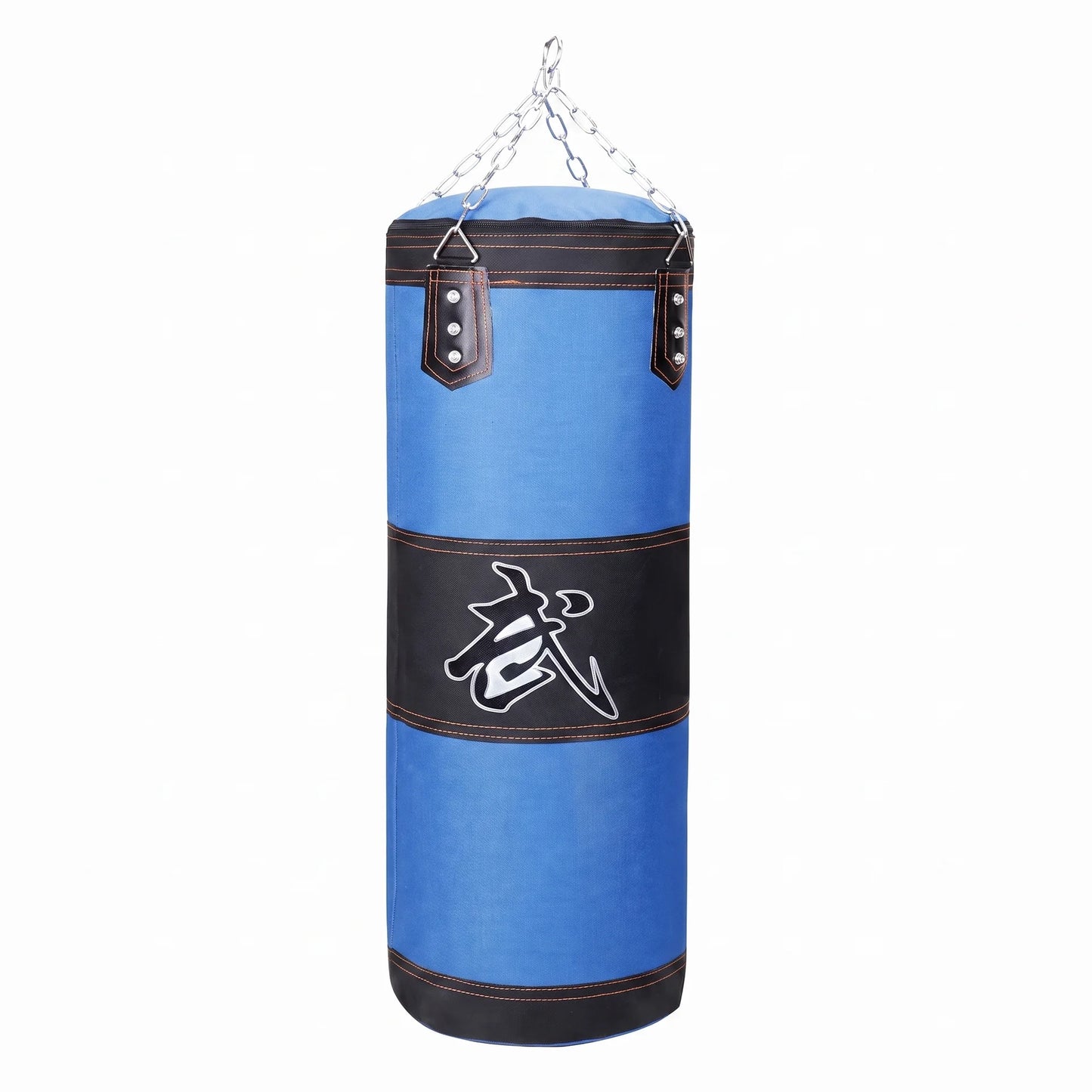 Sac de frappe à suspendre — chaîne acier et crochet plafond inclus, boxe et MMA